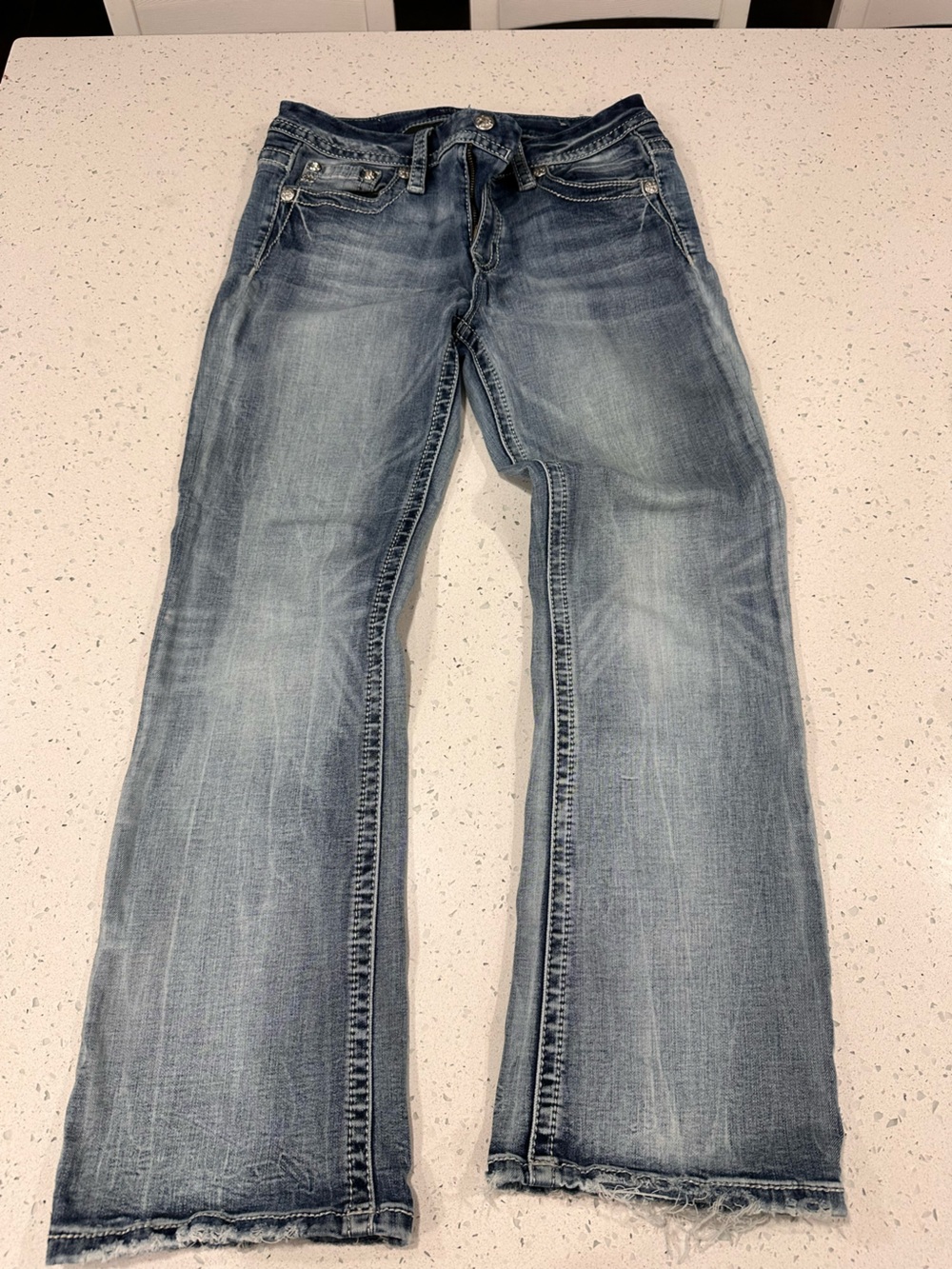 Miss Me Women's Light Blue Boot Cut Jeans